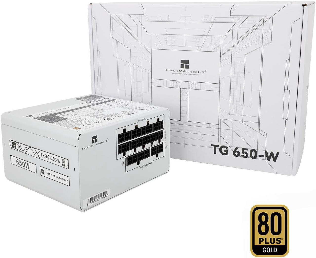 Thermalright TG650S 650W Full Modular 80PLUS Gold - White Thermalright TG650S 650W Full Modular 80PLUS Gold - White
